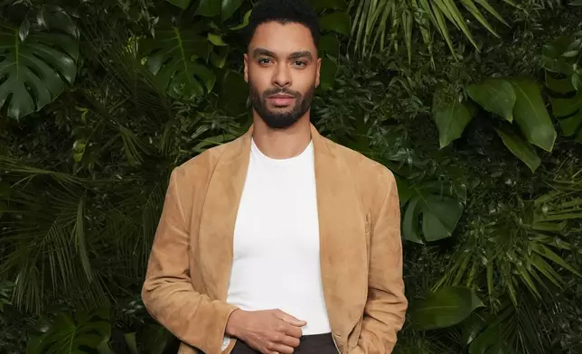 Rege-Jean Page arrives at Chanel's 16th Annual Pre-Oscar Awards Dinner on Saturday, March 1, 2025, at The Beverly Hills Hotel in Beverly Hills, Calif. (Photo by Jordan Strauss/Invision/AP)