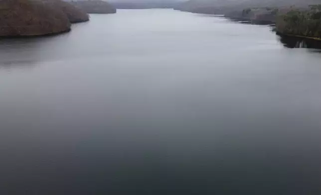 The New Croton Reservoir that supplies part of New York City's drinking water is seen in Cortlandt, N.Y., on Thursday, March 20, 2025. (AP Photo/Ted Shaffrey)