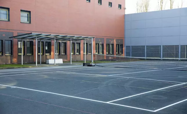 This 2017 photo provided by the International Criminal Court in The Hague, Netherlands, on Wednesday, March 12, 2025, shows an interior courtyard of the ICC Detention Center located within a Dutch prison complex in Scheveningen, Netherlands. (ICC-CPI via AP)