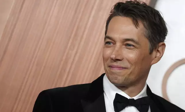 Sean Baker arrives at the Oscars on Sunday, March 2, 2025, at the Dolby Theatre in Los Angeles. (Photo by Jordan Strauss/Invision/AP)