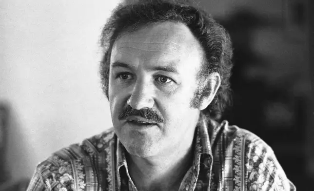 FILE - Actor Gene Hackman discusses the effect of an Academy Award nomination on his career, March 24, 1972. (AP Photo/George Brich, File)