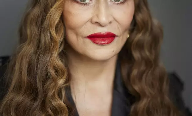 Tina Knowles poses for a portrait on Tuesday, April 22, 2025, in New York. (Photo by Matt Licari/Invision/AP)