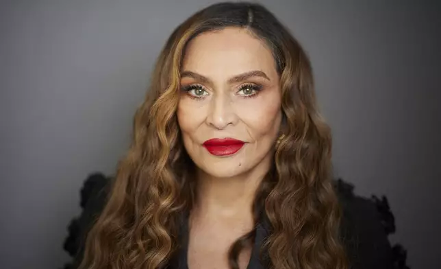 Tina Knowles poses for a portrait on Tuesday, April 22, 2025, in New York. (Photo by Matt Licari/Invision/AP)