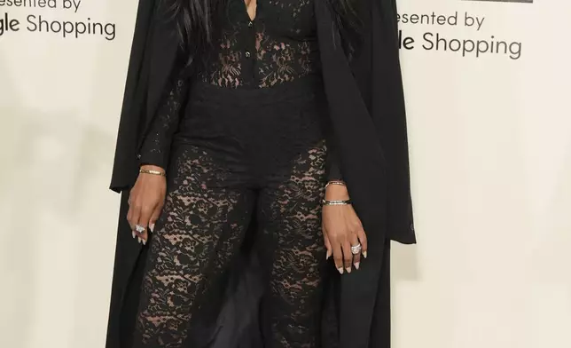 Singer Ciara arrives at the Fashion Trust U.S. Awards on Tuesday, April 8, 2025, in Los Angeles. (AP Photo/Chris Pizzello)