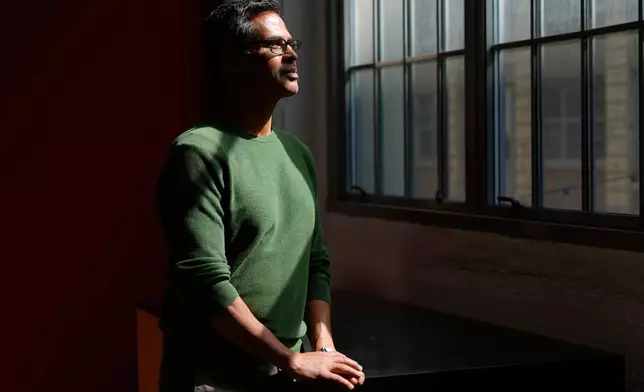 Nick Turner, president of the Vera Institute of Justice, poses for a portrait in their office, Thursday, April 17, 2025, in New York. (AP Photo/Pamela Smith)