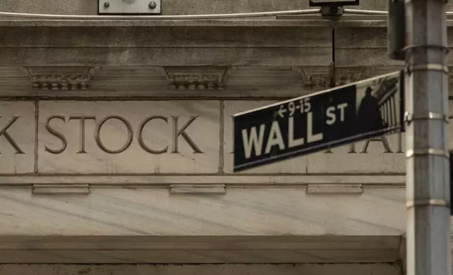 A general view shows the New York Stock Exchange, Thursday, April 10, 2025, in New York. (AP Photo/Yuki Iwamura)