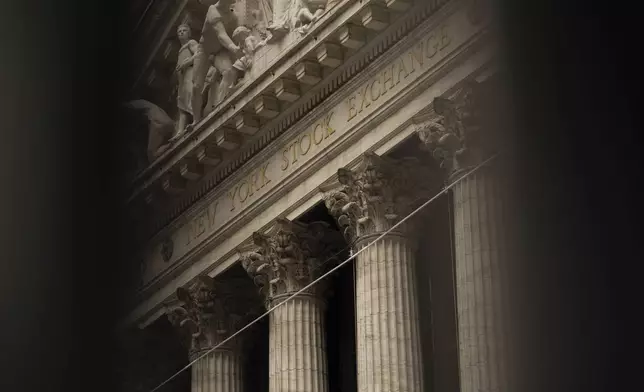 A general view shows the New York Stock Exchange, Thursday, April 10, 2025, in New York. (AP Photo/Yuki Iwamura)