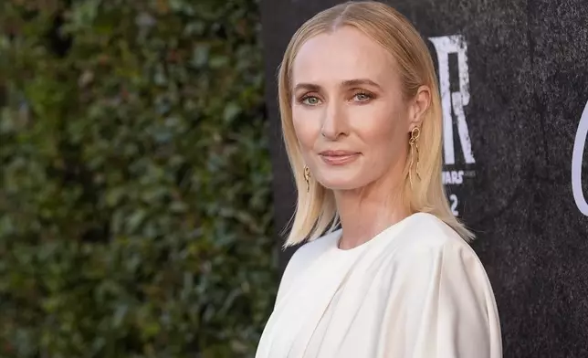Genevieve O'Reilly arrives at a launch event of the second season of "Andor" on Monday, April 14, 2025, at the El Capitan Theatre in Los Angeles. (AP Photo/Chris Pizzello)