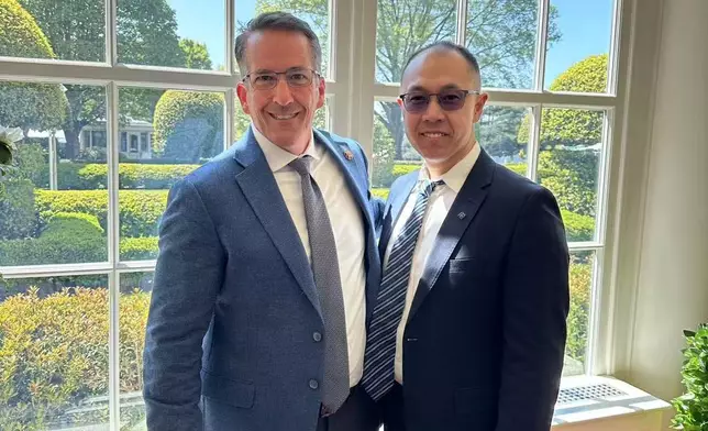 Faraday Future and Faraday X Recently Joined a Business Roundtable at the White House in Washington, D.C., Where FX CEO, Max Ma (r), Contributed to Key Discussions on Global Tariffs, U.S. Manufacturing and Innovation.