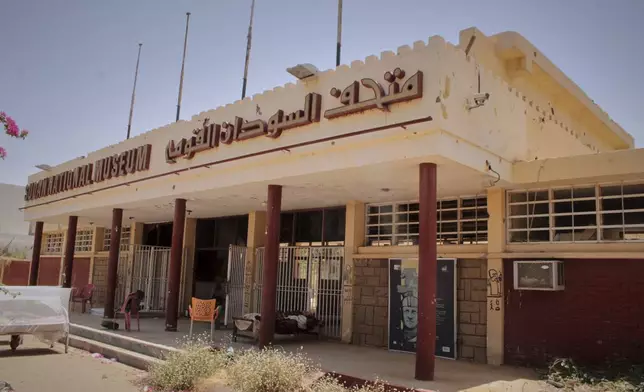 Sudan National Museum, the home to the country's largest artifacts that date to different eras of Sudanese history, is seen after nearly two years of war between the army and paramilitary Rapid Support Forces (RSF), in Khartoum, Sudan, Thursday, April 3, 2025. (AP Photo/Khaled Abd Al Gader)