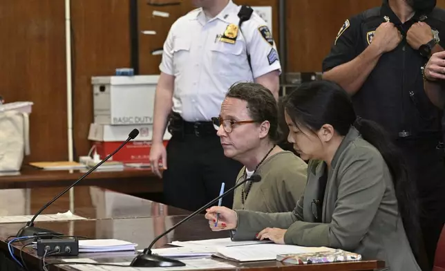 Ryan Hemphil appears in court in New York on Thursday, April 24, 2025, for his arraignment on sexual assault charges. (Curtis Means/Dailymail.com, Pool)