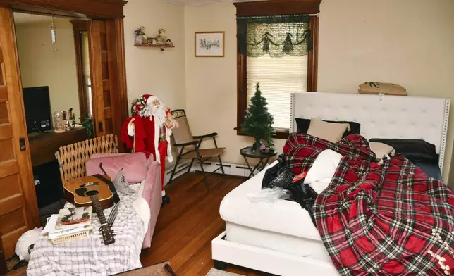 This image provided by the Waterbury Police Department shows the home where a Connecticut man told authorities his stepmother held him captive for two decades since he was a boy. (Waterbury Police Department via AP)