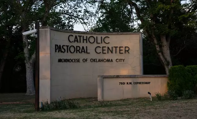 The Archdiocese of Oklahoma City is seen on Thursday, April 17, 2025 in Oklahoma City, Oklahoma. (AP Photo/Nick Oxford)