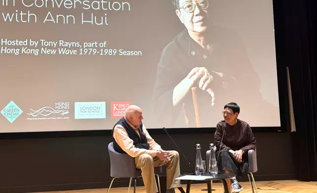 Celebrating Hong Kong cinema with director Ann Hui in London  Source: HKSAR Government Press Releases