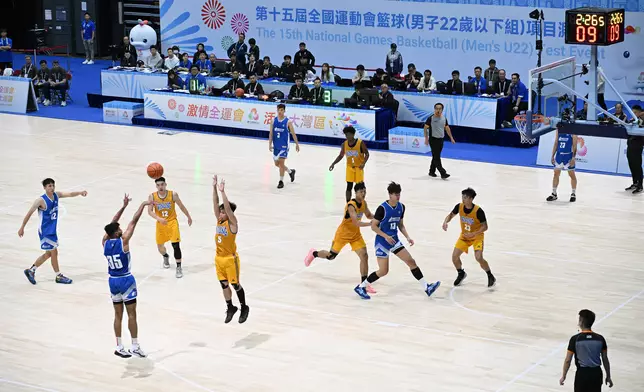 15th National Games Basketball (Men's U22) test event concludes  Source: HKSAR Government Press Releases