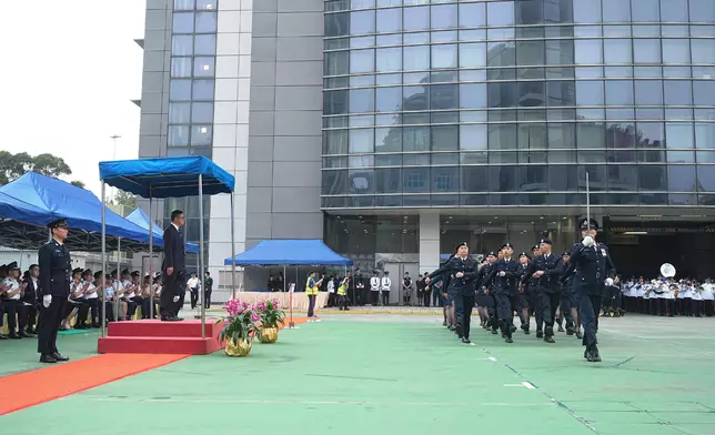 Civil Aid Service holds Passing-out Parade for 90th Recruits and 13th Tactical Force Secondment Scheme  Source: HKSAR Government Press Releases