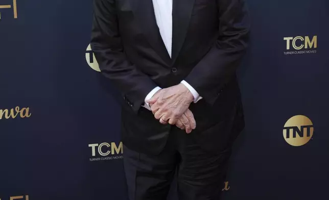 Francis Ford Coppola arrives at the 50th AFI Life Achievement Award tribute to him on Saturday, April 26, 2025, at the Dolby Theatre in Los Angeles. (Photo by Jordan Strauss/Invision/AP)