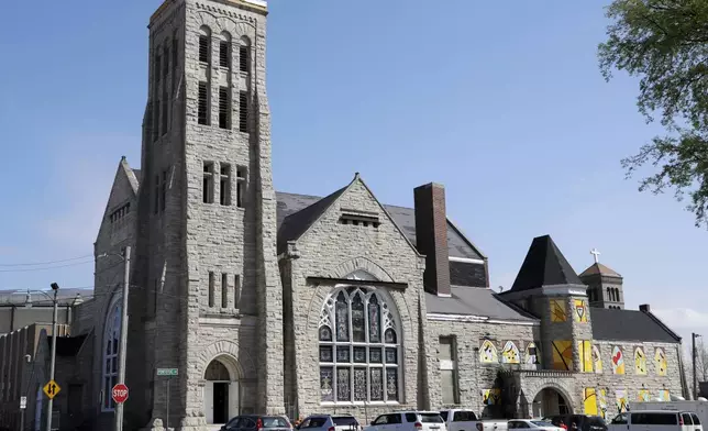 FILE - This March 26, 2017, file photo, shows the Clayborn Temple in Memphis, Tenn. (AP Photo/Mark Humphrey, File)