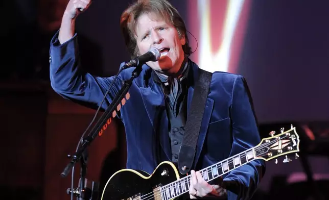 FILE - Singer John Fogerty performs at the "Sounds of Change," the Grammy foundation's 10th annual music preservation project, Wednesday, Feb. 6, 2007, in Los Angeles. (AP Photo/Mark J. Terrill, File)