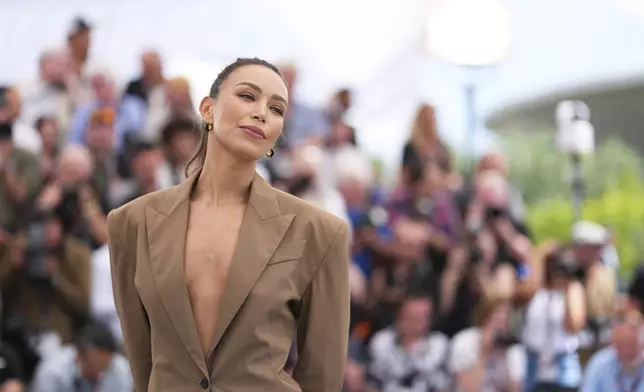 Ilfenesh Hadera poses for photographers at the photo call for the film 'Highest 2 Lowest' at the 78th international film festival, Cannes, southern France, Monday, May 19, 2025. (Photo by Lewis Joly/Invision/AP)