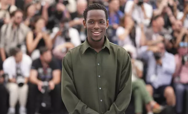 Micheal Ward poses for photographers at the photo call for the film 'Eddington' at the 78th international film festival, Cannes, southern France, Saturday, May 17, 2025. (Photo by Scott A Garfitt/Invision/AP)