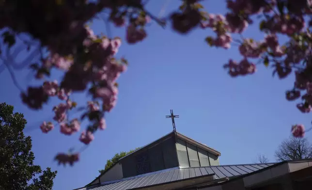 St. Mary of the Immaculate Conception Catholic Church in Fredericksburg, Va., April 9, 2025. (AP Photo/Jessie Wardarski)