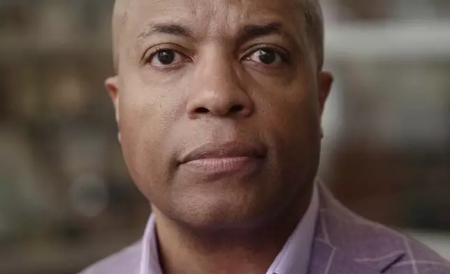 Former Minneapolis Police Chief Medaria Arradondo sits for a portrait in Minneapolis, Minn., on Tuesday, May 20, 2025. (AP Photo/Mark Vancleave)