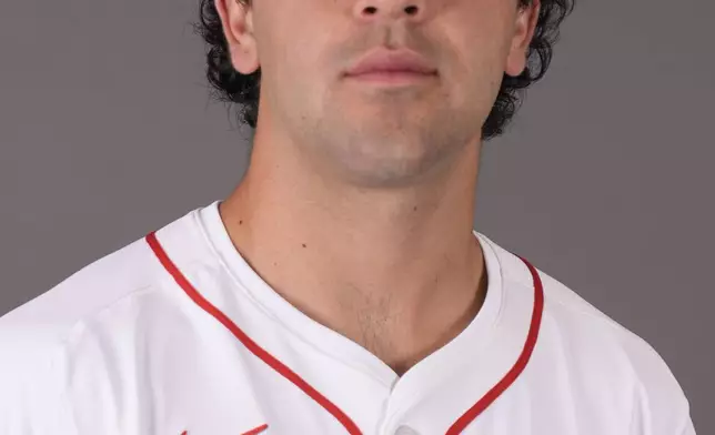 FILE - This is a 2025 photo of Marcelo Mayer of the Boston Red Sox baseball team. (AP Photo/Gerald Herbert,File)