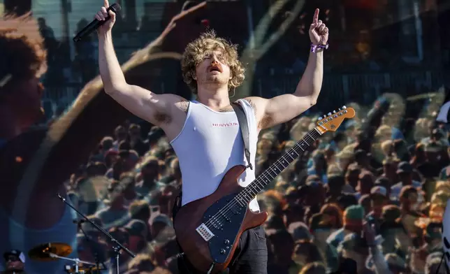 Jakob Nowell of Sublime performs at the 2025 BottleRock Napa Valley on Friday, May 23, 2025, at Napa Valley Expo in Napa, Calif. (Photo by Amy Harris/Invision/AP)