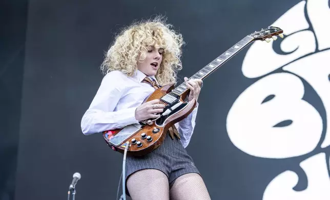 Grace Bowers performs at the 2025 BottleRock Napa Valley on Sunday, May 25, 2025, at Napa Valley Expo in Napa, Calif. (Photo by Amy Harris/Invision/AP)