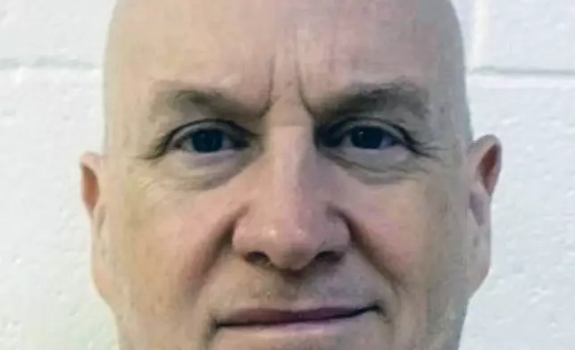 This undated photo provided by the Arkansas Department of Corrections Communications Department shows inmate Grant Hardin. (Arkansas Department of Corrections Communications Department via AP)