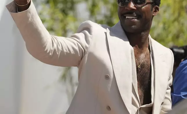 Tramell Tillman arrives for the photo call for the film 'Mission: Impossible – The Final Reckoning' at the 78th international film festival, Cannes, southern France, Wednesday, May 14, 2025. (AP Photo/Natacha Pisarenko)