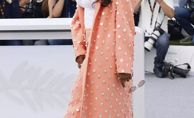 Angela Bassett poses for photographers during the photo call for the film 'Mission: Impossible – The Final Reckoning' at the 78th international film festival, Cannes, southern France, Wednesday, May 14, 2025. (Photo by Joel C Ryan/Invision/AP)