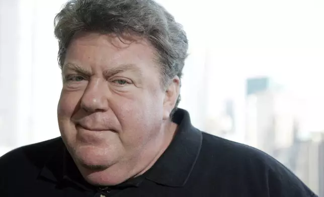 FILE - Actor George Wendt posing for a portrait in New York, Oct. 20, 2009. (AP Photo/Jeff Christensen, file)