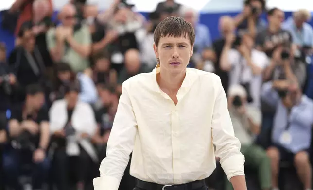 Director Harris Dickinson poses for photographers at the photo call for the film 'Urchin' at the 78th international film festival, Cannes, southern France, Saturday, May 17, 2025. (Photo by Lewis Joly/Invision/AP)