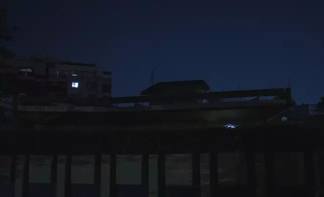 A blackout is seen during a mock drill to train civilians in case of attack in Prayagraj, India, Wednesday, May 7, 2025 amid rising fears of wider conflict following India's strikes in Pakistan. (AP Photo/Rajesh Kumar Singh)