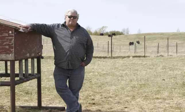 Mark Austin, the executive director of the Musk Ox Farm, poses for a photo at the facility in Palmer, Alaska, Saturday, May 10, 2025. (AP Photo/Mark Thiessen)