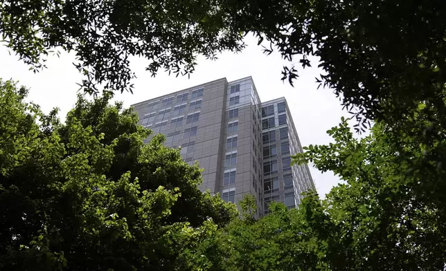 Emory University Hospital Midtown is seen on Thursday, May 15, 2025, in Atlanta. (AP Photo/Brynn Anderson)