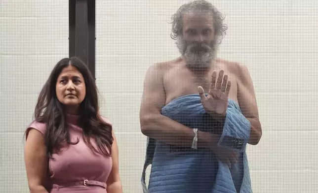 Jimmy Wayne Carwyle, right, gestures next to attorney Toral Malik during an arraignment in Los Angeles, Thursday, May 8, 2025. (AP Photo/Jae C. Hong, Pool)