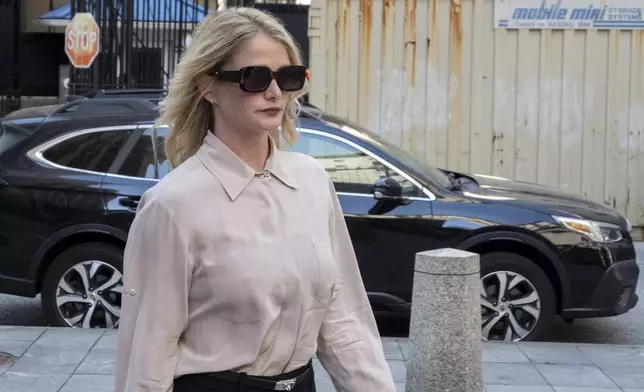 Witness Kerry Morgan arrives at Federal Court for teh Sean "Diddy" Combs trial, on Monday, May 19, 2025, in New York. (AP Photo/Ted Shaffrey)