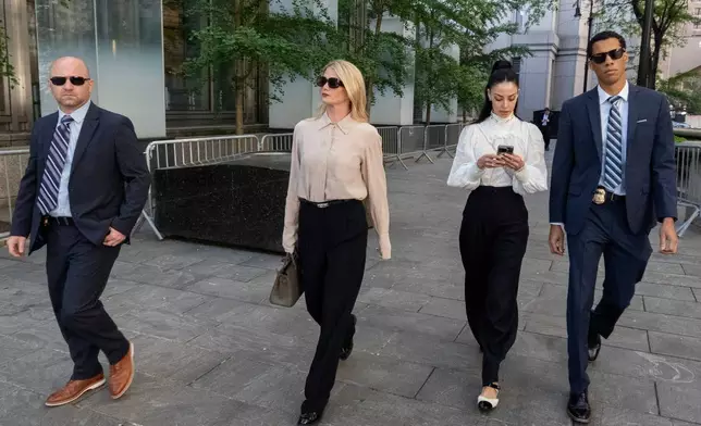Witness Kerry Morgan arrives at Federal Court for the Sean "Diddy" Combs trial on Monday, May 19, 2025, in New York. (AP Photo/Ted Shaffrey)