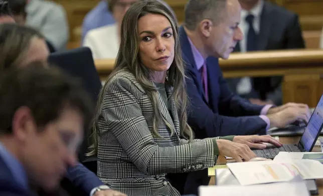 Karen Read looks on during her trial at Norfolk Superior Court, Tuesday, May 6, 2025, in Dedham, Mass. (Matt Stone /The Boston Herald via AP, Pool)