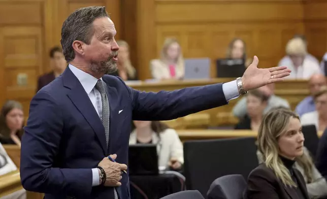 Karen Read's attorney, Alan Jackson during Read's trial at Norfolk Superior Court, Tuesday, May 6, 2025, in Dedham, Mass. (Matt Stone /The Boston Herald via AP, Pool)