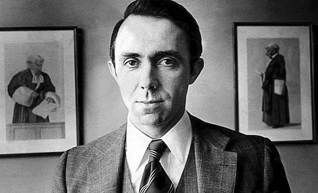 FILE - New Hampshire Attorney General David Souter is seen in this undated photo in Concord, N.H. (Ken Williams/The Concord Monitor via AP)