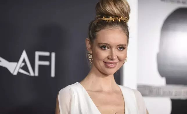 FILE - Kaja Sokola attends the premiere of "She Said" as part of AFI Fest in Los Angeles, Nov. 4, 2022. (Photo by Richard Shotwell/Invision/AP File)