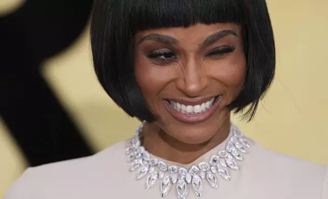 Ciara poses for photographers upon arrival at the amfAR Cinema Against AIDS benefit at the Hotel du Cap-Eden-Roc, during the 78th Cannes international film festival, Cap d'Antibes, southern France, Thursday, May 22, 2025. (Photo by Scott A Garfitt/Invision/AP)