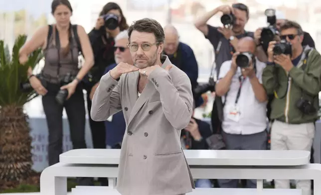 Joel Edgerton poses for photographers at the photo call for the film 'The Plague' at the 78th international film festival, Cannes, southern France, Friday, May 16, 2025. (AP Photo/Natacha Pisarenko)