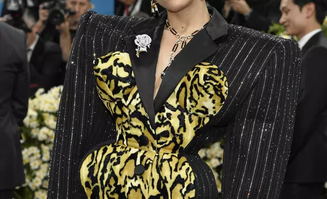 Doja Cat attends The Metropolitan Museum of Art's Costume Institute benefit gala celebrating the opening of the "Superfine: Tailoring Black Style" exhibition on Monday, May 5, 2025, in New York. (Photo by Evan Agostini/Invision/AP)