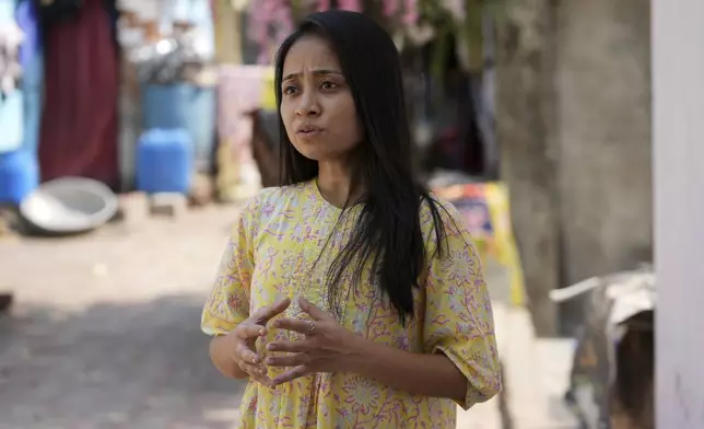 Priya Bhavsar, of the Indian Institute of Public Health Gandhinagar, speaks with The Associated Press in Ahmedabad, India, Wednesday, April 2, 2025. (AP Photo/Ajit Solanki)