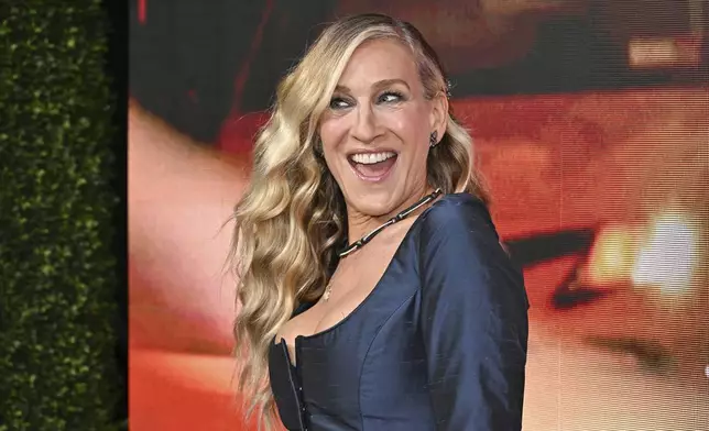 Sarah Jessica Parker attends the premiere of "And Just Like That..." Season 3 at the Crane Club on Wednesday, May 21, 2025, in New York. (Photo by Evan Agostini/Invision/AP)
